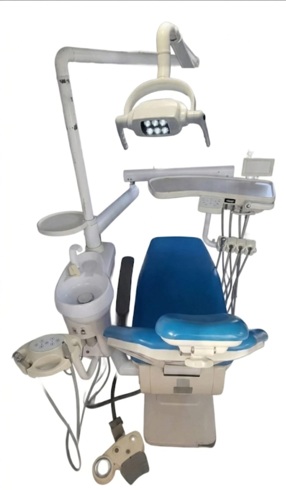 Sillón Dental Detes y Compresor Machtig 1 Hp, 40 L, con ventilador. (usados) - Imagen 2