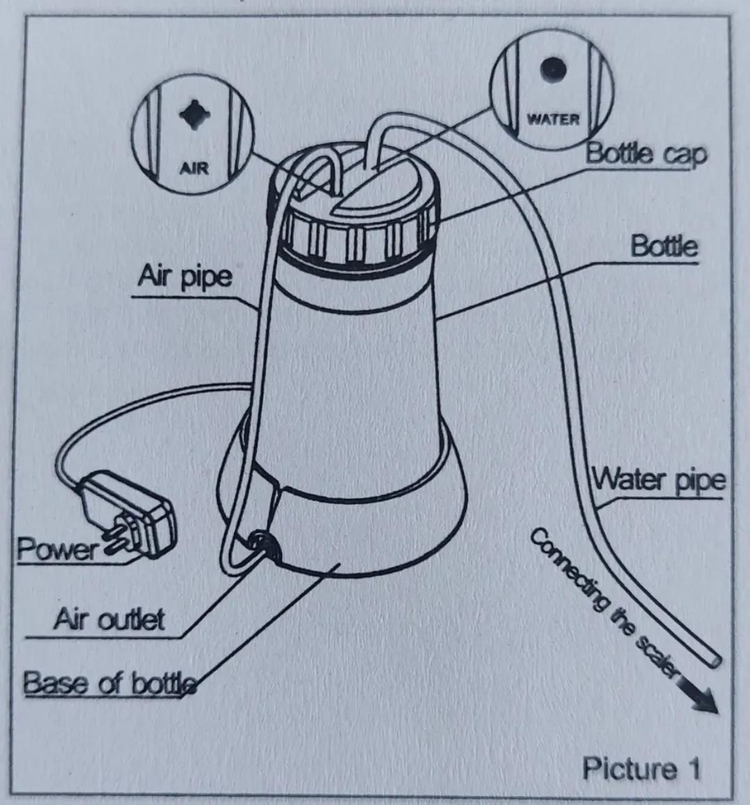 Bomba Agua para Scaler y ultrasonido dental - Imagen 3